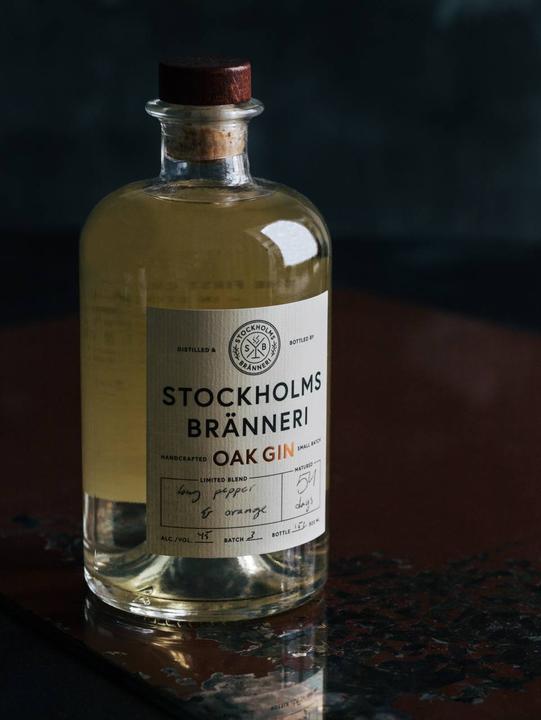 Produktbild Stockholms Bränneri Oak Gin (1 x 50 cl)