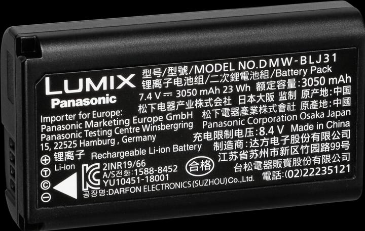 Actual product image Panasonic DMW-BLJ31E (Camera battery)