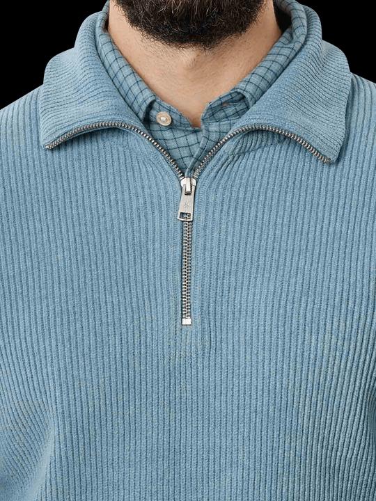 Produktbild Marc O'Polo Knit Pullover Half Zip Lightly Charred (M)