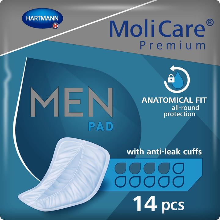 Actual product image MoliCare Men Pad 4 incontinence pad (14 x, M)