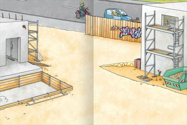 Produktbild Stickerheft - Baustelle