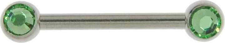 Bijouteria Brustpiercing (Chirurgenstahl 316L, Premium Kristall)