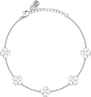 La Petite Story Steel Bracelet With Four-Leaf Clovers Friendship Lps05arr106