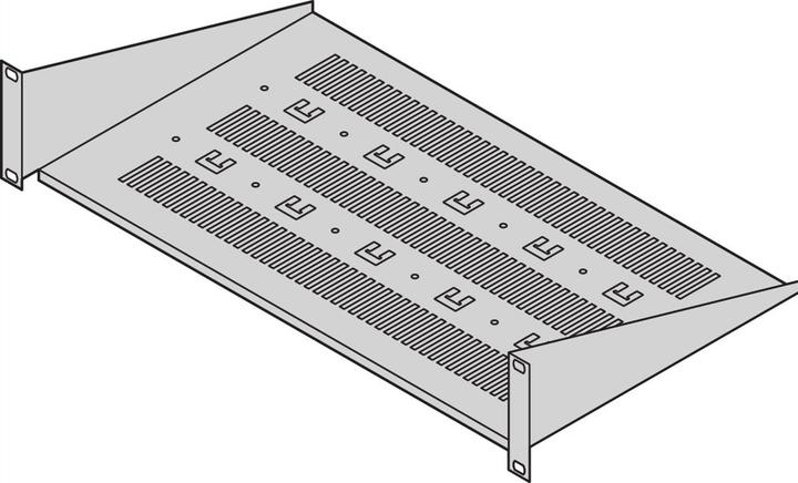 Produktbild Schroff 19"-Geräteträger, Stellfläche 430 x 250mm, RAL7021