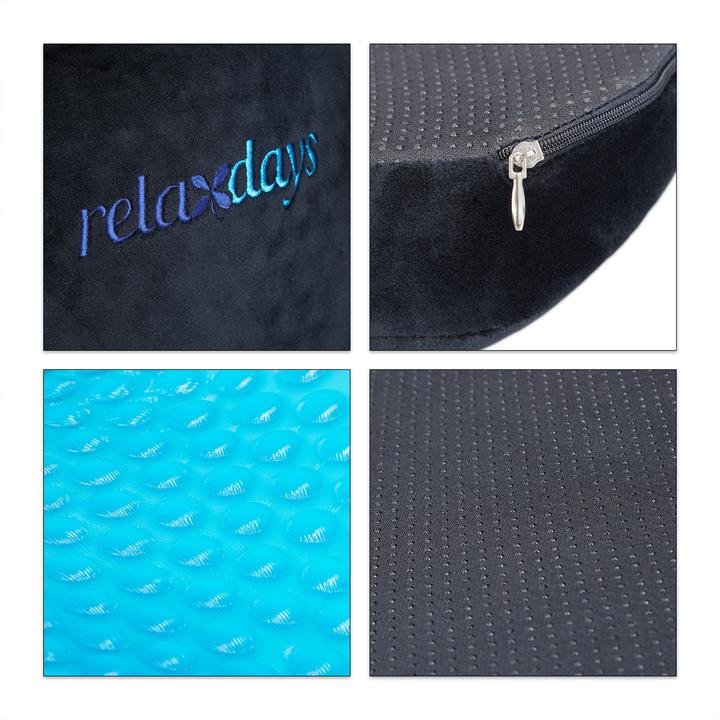 Actual product image Relaxdays Orthopaedic seat cushion (46 x 36 x 7 cm)
