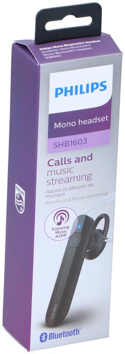 Philips SHB1603/10 - Mono Headset Bluetooth - Kabellos Telefonieren (Kabellos, USB-A)