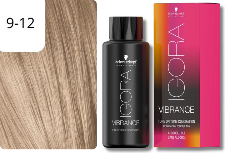 Produktbild Schwarzkopf Igora Vibrance - Cools 9-12 Extra Hellblond Cendré Asch (9-12 Extra Hellblond Cendré Asch)