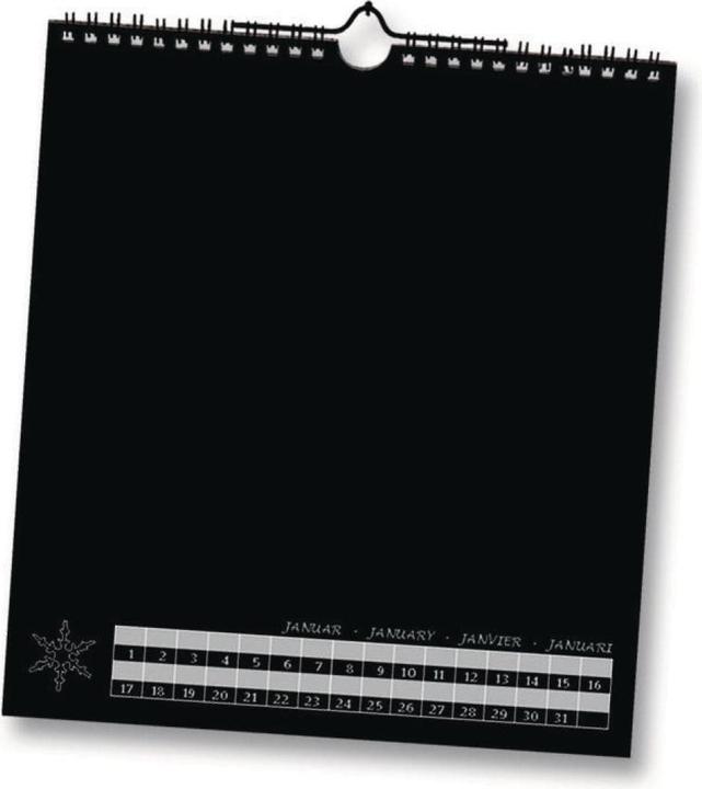 Image du produit Folia Calendrier permanent noir (Spécial, Allemand)