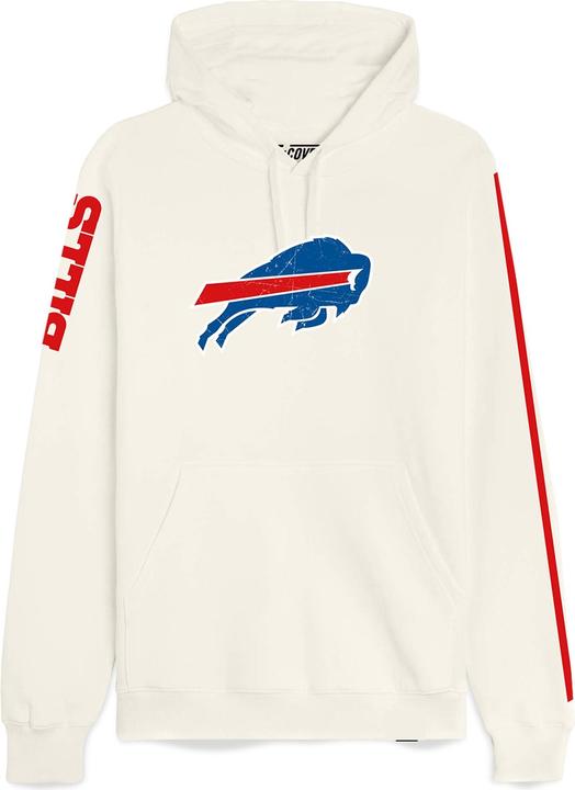Recovered Re:covered Fleece Hoody - NFL Buffalo Bills ecru weiss - L (L)