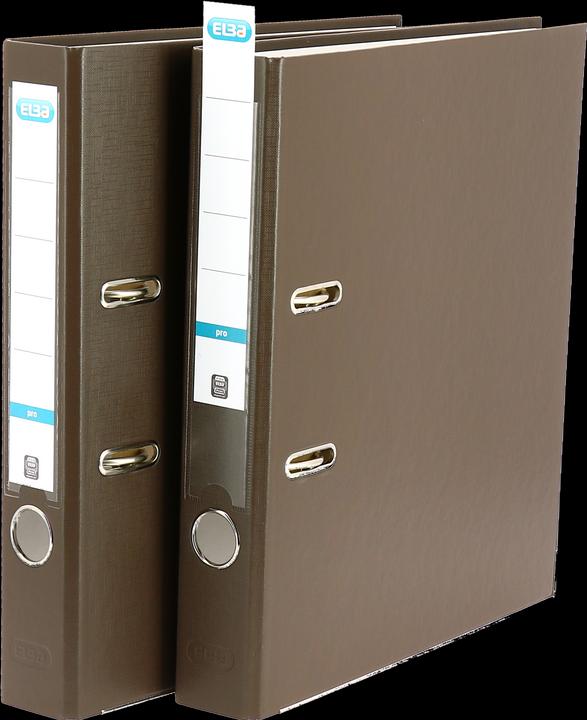 Actual product image Elba Folder smart PP paper, spine width: 50 mm, brown DIN A4, cover outside PP (A4, 50 mm, 1 Piece)