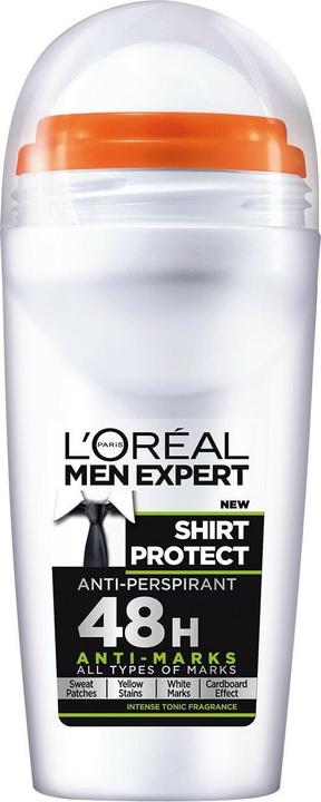 Produktbild L'Oréal Paris L'Oreal - Men Expert Shirt Protect Anti-Perspirant Deodorant Roll-On 50Ml (Roll-on, 50 ml)