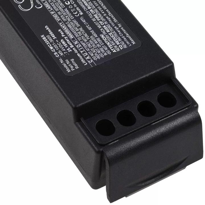 Actual product image AccuCell Battery Cavotec MC-3000,MC-3, type M5-1051-3600, only 2 contacts (7.40 V, 3400 mAh)