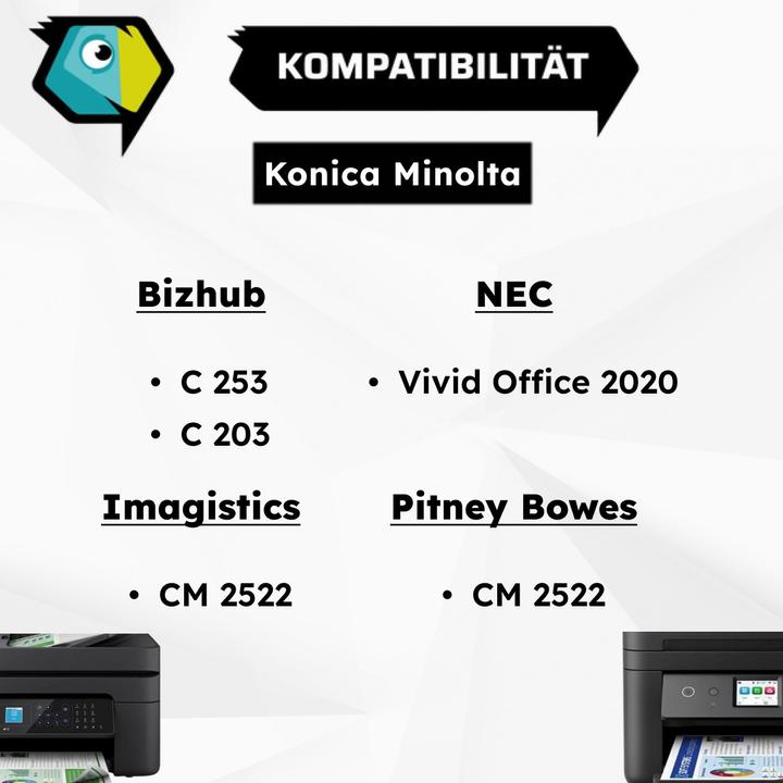 Label énergétique Inkadoo Toner compatible pour Konica Minolta TN314 (M)