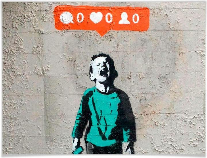Immagine prodotto Trenddeko Non piaccio a nessuno (40 x 30 cm)