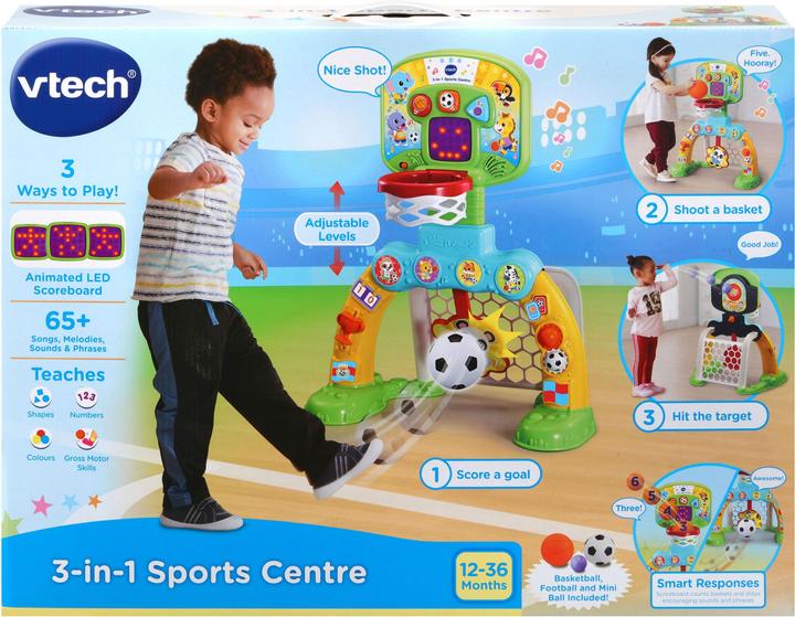 Actual product image Komelon VTECH Interactive toy 3-in-1 Sports Centre
