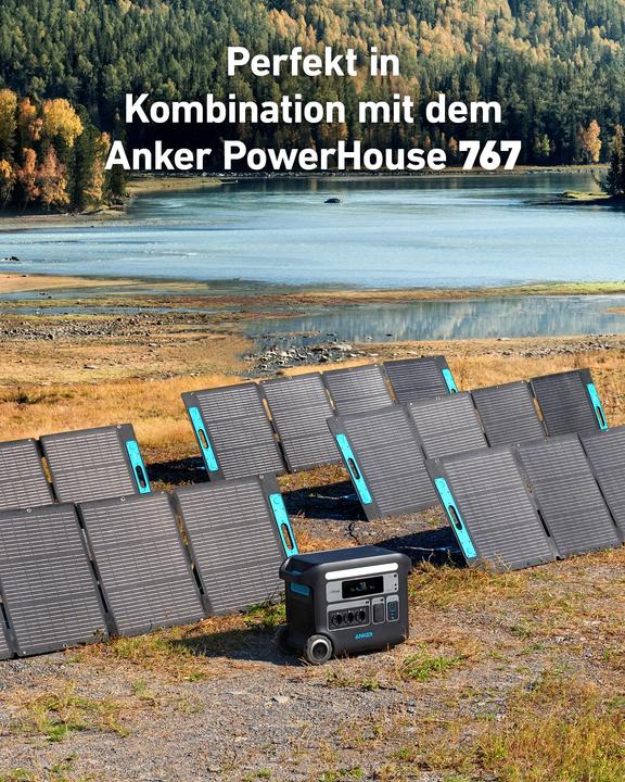 Productafbeelding Anker SOLIX 200W opvouwbaar zonnepaneel (200 W, 9.23 kg)