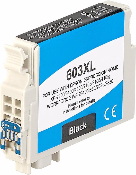 Actual product image IColor Ink cartridge for Epson printer (replaces C13T03A14010 / 603XL), black (FC)