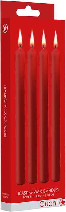 Image du produit Ouch! Teasing Wax Candles Large - Parafin - 4-pack