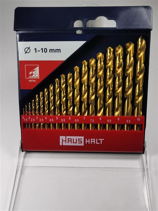 Actual product image DIY HSS TWIST DRILL SET 19PCS TITANIUM 1-10MM (Ø1-10mm)