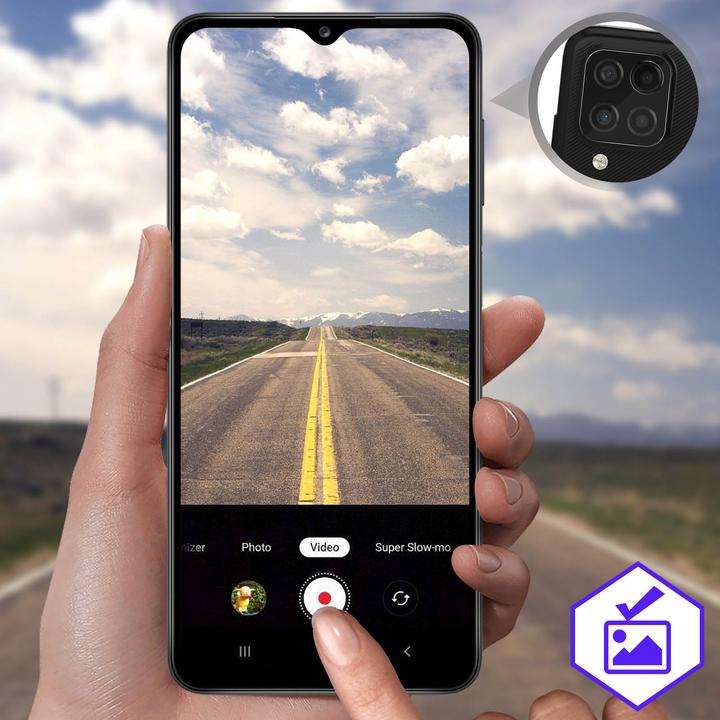 Actual product image Avizar Protective film, rear camera film, camera protection (1 Piece, Samsung Galaxy A12)