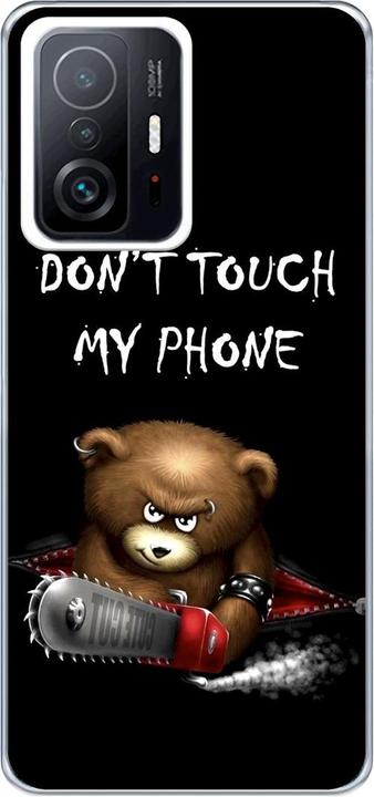 Dont Touch My Phone Bear Black