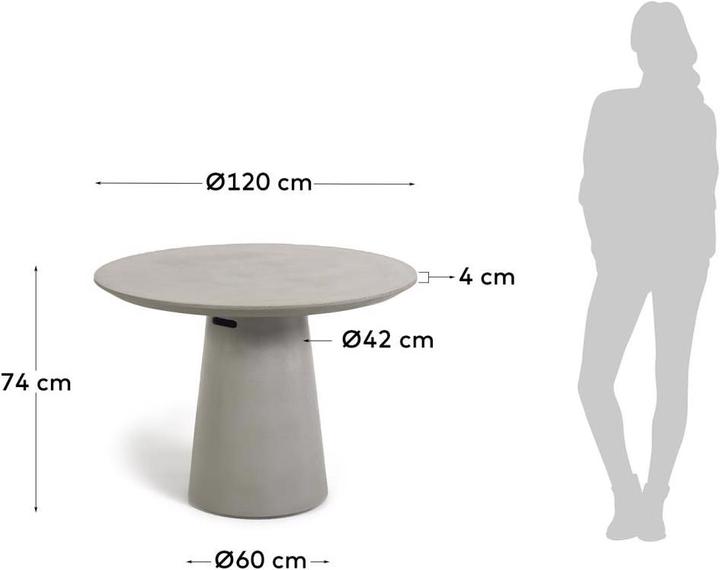 Actual product image Kave Home Itai (120 cm)