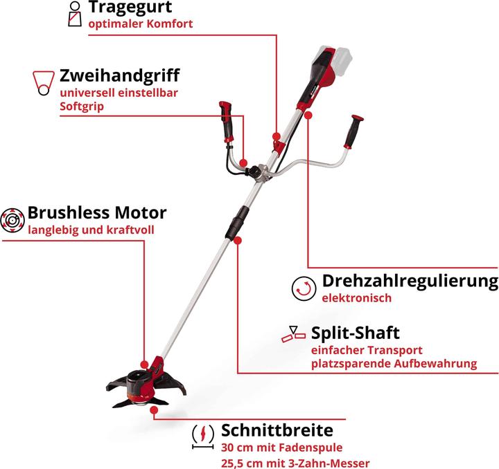 Produktbild Einhell Agillo Solo (Trimmfaden, Metallschneideblatt)