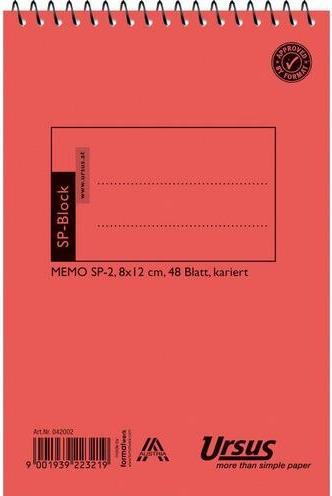 Produktbild Staufen Spiralblock Style 042002 70 g/m² Papier (8 x 12 cm, Kariert)