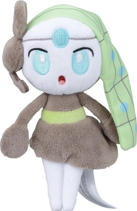 Actual product image Pokémon Meloetta (Aria Forme) Sitting Cuties Plush - 13 cm (12.50 cm)