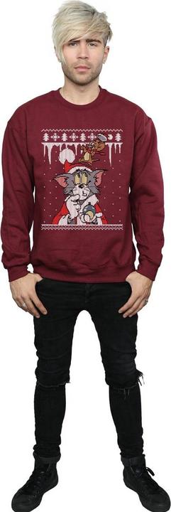 Immagine prodotto Tom & Jerry Christmas Fair Isle Felpa Uomo (M)