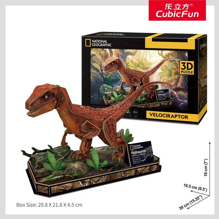 Actual product image NoName 3d Puzzle Velociraptor (63 pieces)