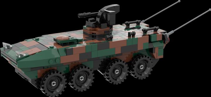 Produktbild Milbricks PIRANHA - Schweizer Radschützenpanzer (kompatibel mit LEGO)