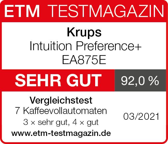 Actual product image Krups Intuition Preference+
