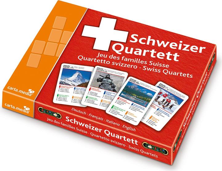 Produktbild Schweizer Quartett (Deutsch, Englisch, Französisch, Italienisch)