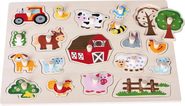 Spielba Animals with handle (19 pieces)