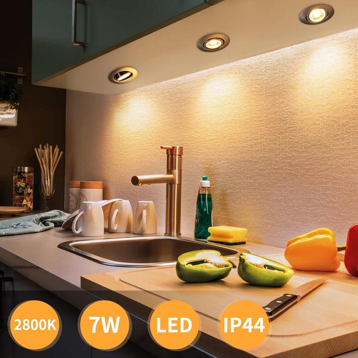 Image du produit Wowatt 10er-Set LED-Einbaustrahler