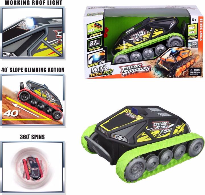 Actual product image Maisto Cyclone Attack with caterpillars