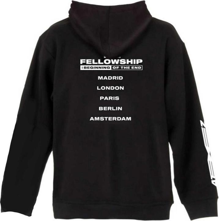 Immagine prodotto Universal Textiles Felpa con cappuccio Fellowship Tour Euro Full Zip per adulti (XL)