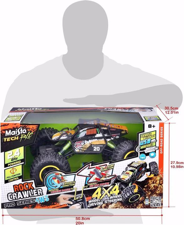 Actual product image Maisto Rock Crawler Pro Series 4 WS