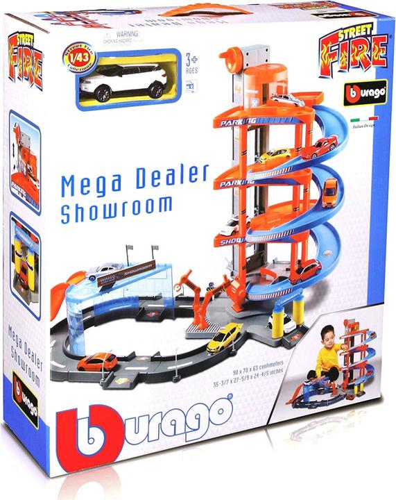 Actual product image Bburago Street Fire Mega Dealer Showroom