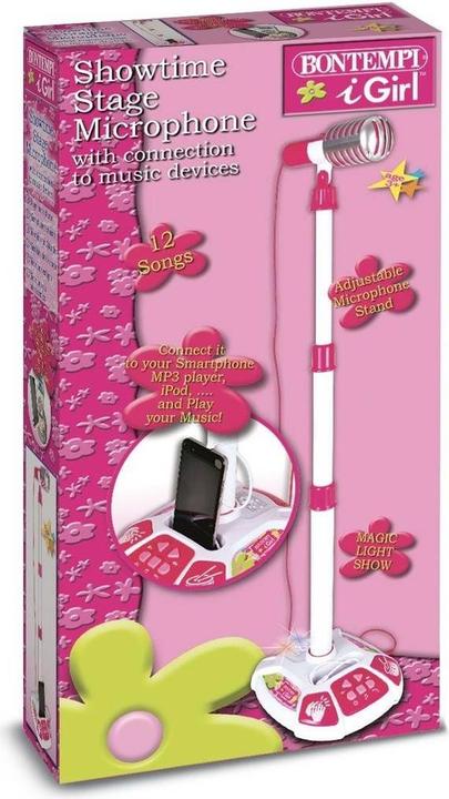 Actual product image Bontempi Vintage Stage Microphone Pink