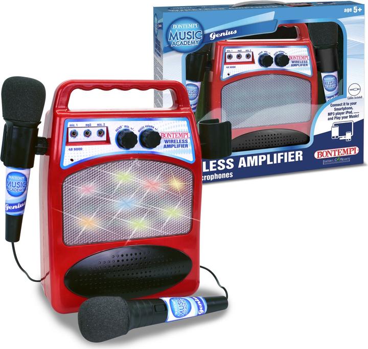 Actual product image Bontempi Wireless amplifier with 2 microphones