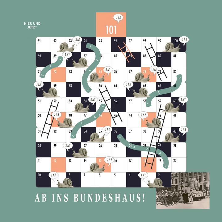 Produktbild Leiterlispiel "Ab ins Bundeshaus" (Deutsch)
