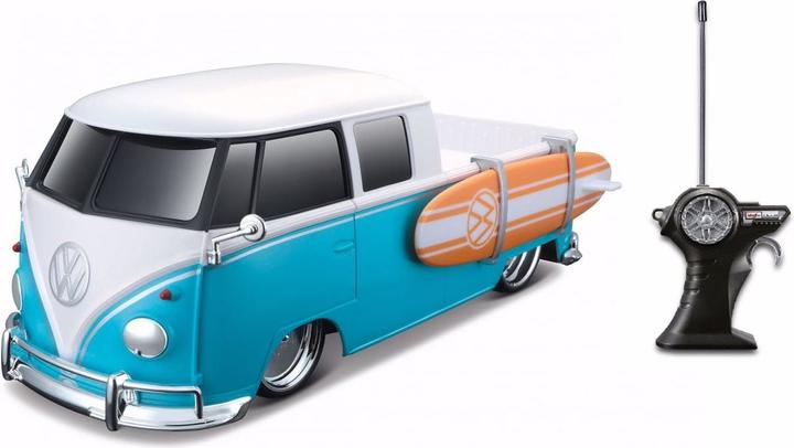 Image du produit Maisto RC VW T2 Pick-up avec planche de surf 1/16 27 MHz