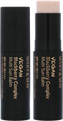 Immagine prodotto Mary&May Vegan Blackberry Complex Multi Sun Balm SPF 50+ PA++++ 0.35 oz 10g (Crema solare viso, SPF 50+, 9.92 g)