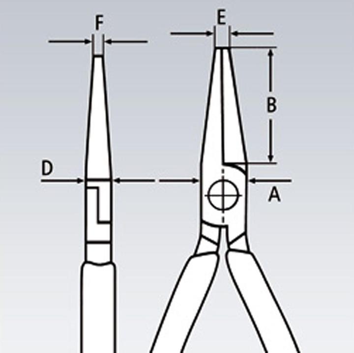 Produktbild Knipex Präzisions-Elektronik-Greifzange ESD (130 mm)