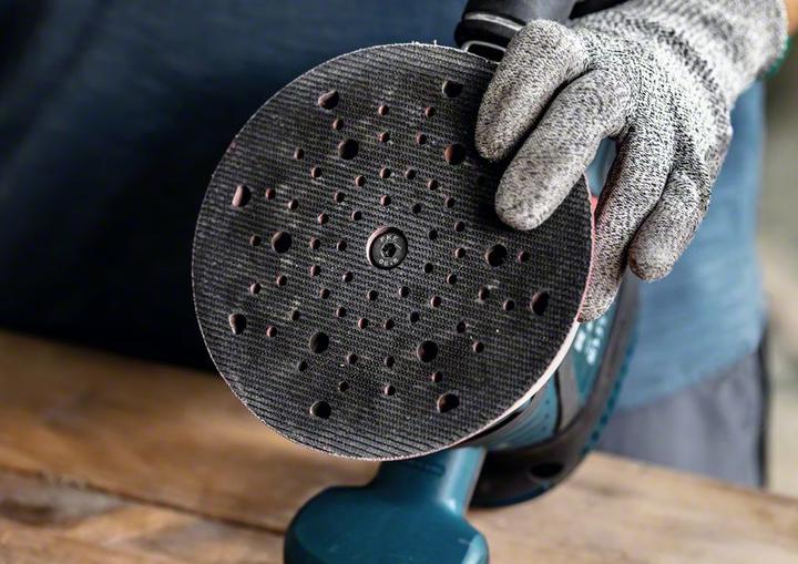 Actual product image Bosch Professional Zubehör EXPERT Multihole (EXPERT Multihole) Universal backing pad, 125 mm, medium (Medium)