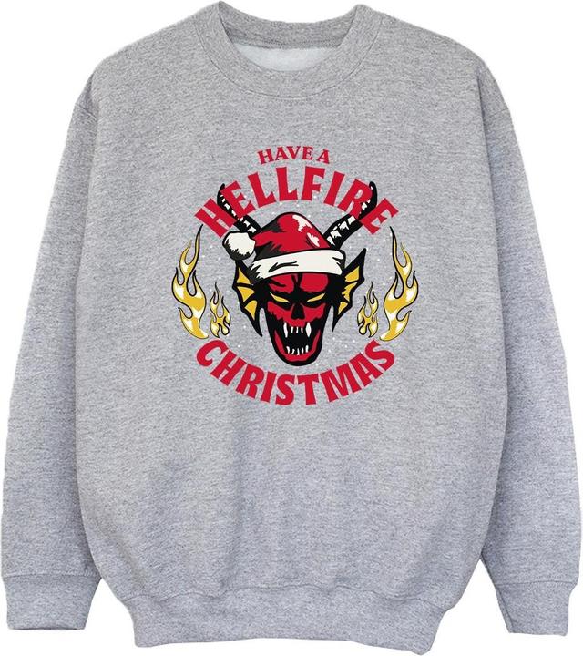 Netflix Stranger Things Hellfire Christmas Sweatshirt Mädchen