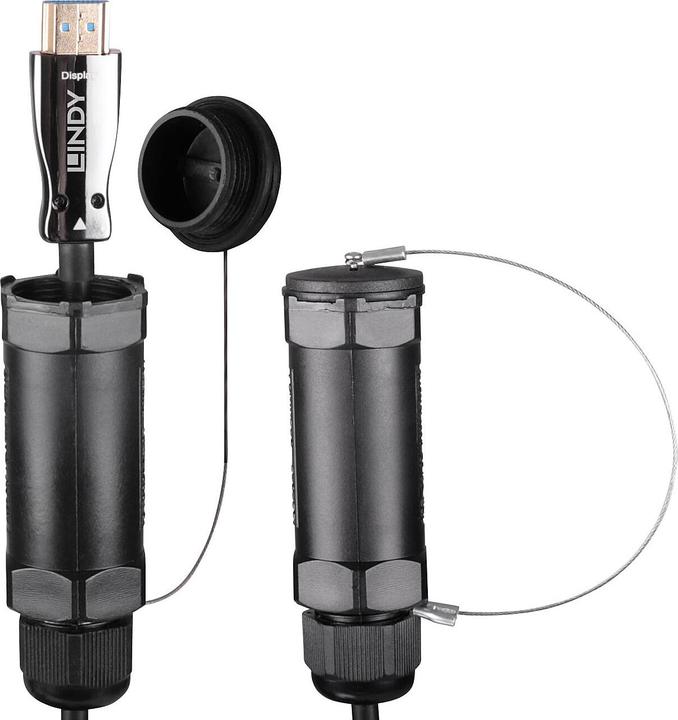Produktbild Lindy 100m Armored Fibre Optic (100 m, HDMI)