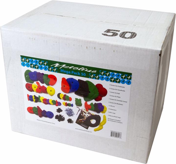 Immagine prodotto Metolius PU Mega Pack 50 Set di maniglie (50 prese)